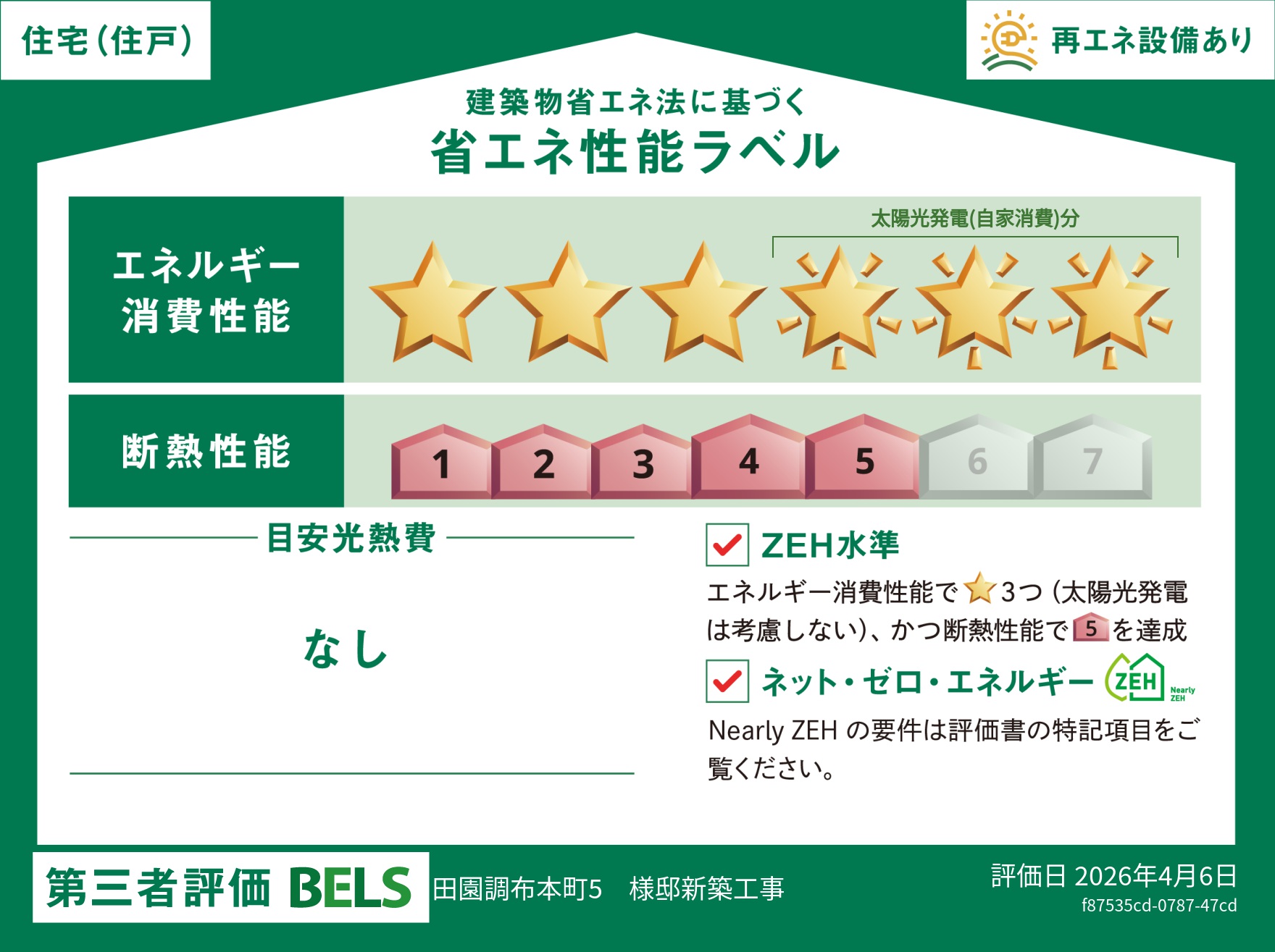Ⅴ 建築物省エネ法に基づく省エネ性能ラベル（BELS）